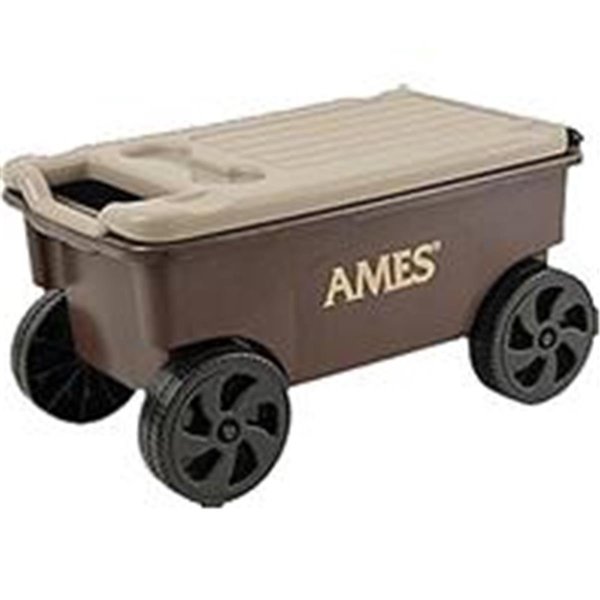 Ames THE AMES COMPANY P-1123047100 Lawn Buddy Lawn Cart  Brown 1123047100